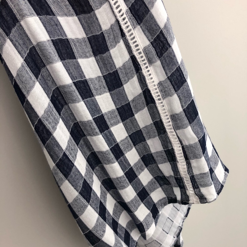 Cloth and Stone Plaid Ladder Lace Sleeveless Tank - Picture 3 of 5